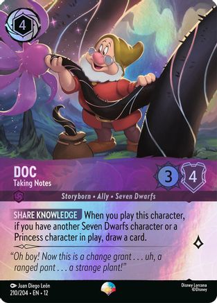 Doc - Taking Notes (Epic) (210/204) - WU - Epic - Holofoil