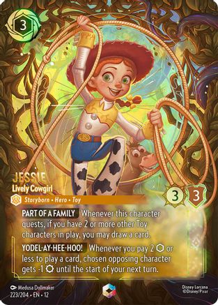 Jessie - Lively Cowgirl (Enchanted) FRANÇAIS (223/204) - CI - Enchantée - Holofoil