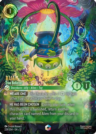 Alien - True Believer (Enchanted) (229/204) - WU - Enchanted - Holofoil