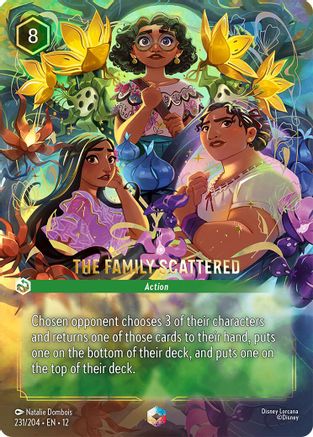 The Family Scattered (Enchanted) (231/204) - WU - Enchanted - Holofoil