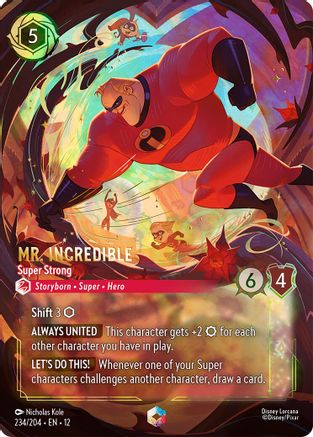 Mr. Incredible - Super Strong (Enchanted) FRANÇAIS (234/204) - CI - Enchantée - Holofoil