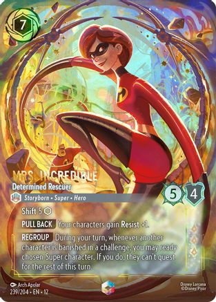Mrs. Incredible - Determined Rescuer (Enchanted) FRANÇAIS (239/204) - CI - Enchantée - Holofoil