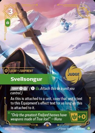 Svellsongur (059/221) - JDG - Promo - Foil