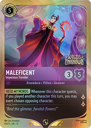 Maleficent - Imperious Traveler (44) - DLPC - Promo - Holofoil