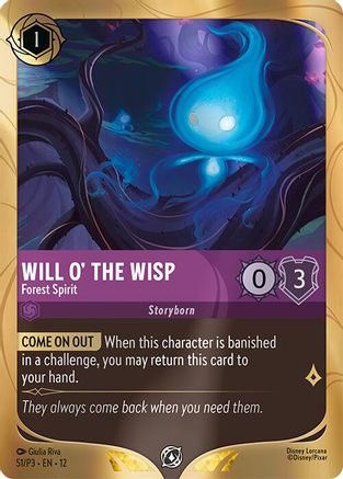 Will o' the Wisp - Forest Spirit (51) - DLPC - Promo - Holofoil