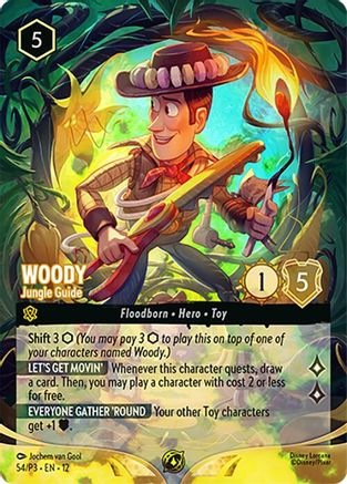 Woody - Jungle Guide (Store Championship) (54) - DLPC - Promo - Holofoil