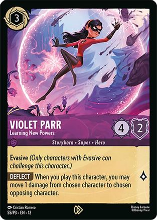 Violet Parr - Learning New Powers (55) - DLPC - Promo - Cold Foil