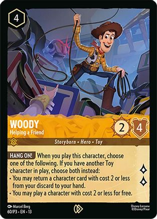 Woody - Helping a Friend (60) - DLPC - Promo - Holofoil