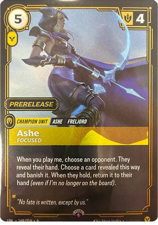 Ashe - Focused (169/219) - OPP - Promo - Foil