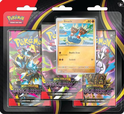 Mega Evolution: Pitch Black - 3-Pack Blister - Binacle (anglais)