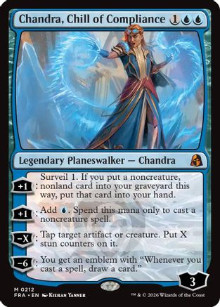 Chandra, Chill of Compliance (FRA-212) - mythic - Foil