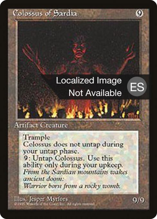 Colossus of Sardia (4BB-308) - rare