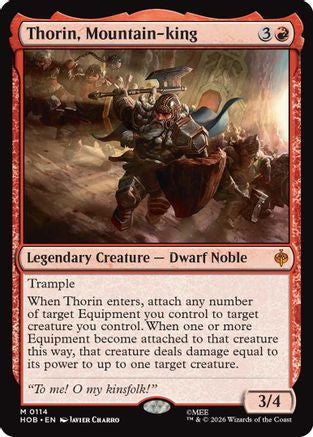 Thorin, Mountain-king (HOB-114) - mythic - Foil