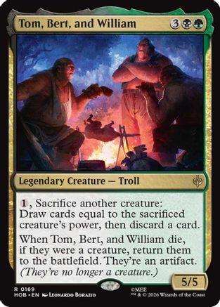 Tom, Bert, and William (HOB-169) - rare - Foil