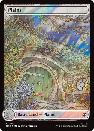 Plains (0317) (Surge Foil) (HOB-317) - land - Foil