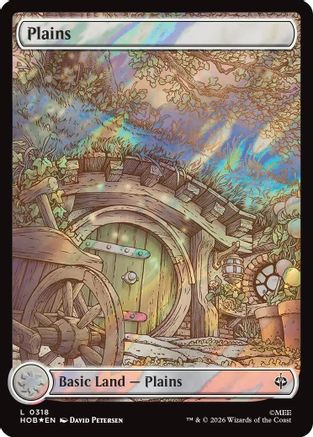 Plains (0318) (Surge Foil) (HOB-318) - land - Foil