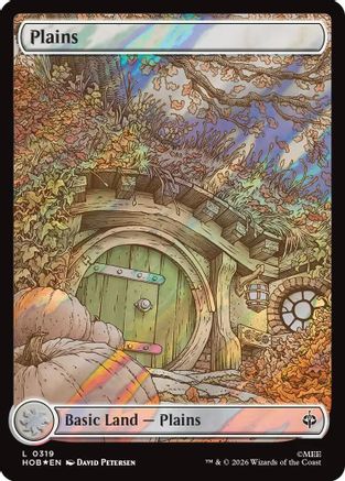Plains (0319) (Surge Foil) (HOB-319) - land - Foil