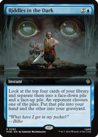 Riddles in the Dark (Extended Art) (HOB-292) - rare - Foil