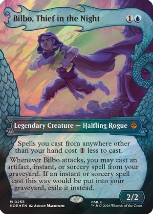 Bilbo, Thief in the Night (Showcase) (Surge Foil) (HOB-255) - mythic - Foil