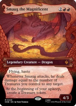 Smaug the Magnificent (Showcase) (HOB-229) - mythic - Foil