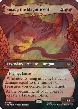 Smaug the Magnificent (Showcase) (Surge Foil) (HOB-265) - mythic - Foil