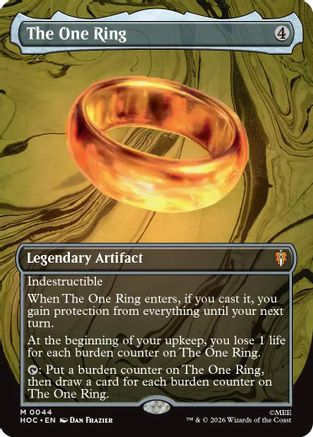The One Ring (Borderless) (HOC-044) - mythic