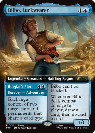 Bilbo, Luckwearer (Extended Art) (PRM-002) - promo - Foil