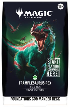 Foundations: Commander Deck - Tramplesaurus Rex (anglais)
