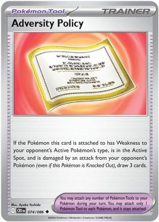 Adversity Policy (074) - MCR - Uncommon - Reverse Holofoil