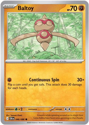 Baltoy (046) - MCR - Common - Reverse Holofoil