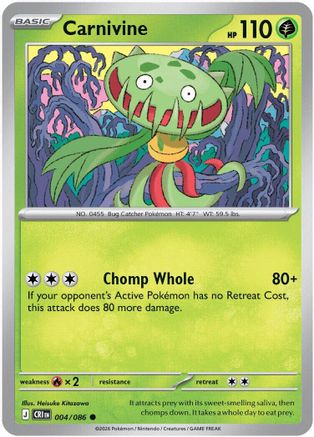Carnivine (004) - MCR - Common - Reverse Holofoil