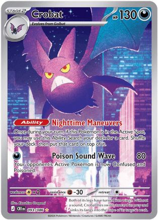 Crobat (093/086) - MCR - Illustration Rare - Holofoil
