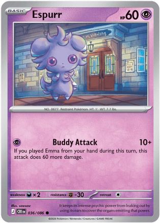 Espurr (036) - MCR - Common - Reverse Holofoil