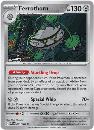 Ferrothorn (063) - MCR - Uncommon - Reverse Holofoil