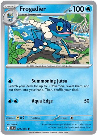 Frogadier (021/086) - MCR - Common - Reverse Holofoil