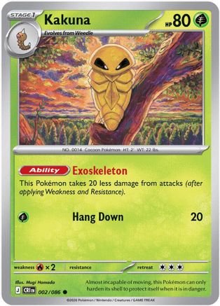 Kakuna (002) - MCR - Common - Reverse Holofoil