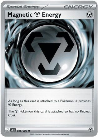 Magnetic Metal Energy (085) - MCR - Rare - Reverse Holofoil