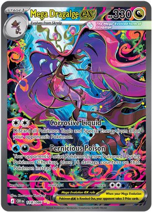 Mega Dragalge ex (118/086) - MCR - Special Illustration Rare - Holofoil