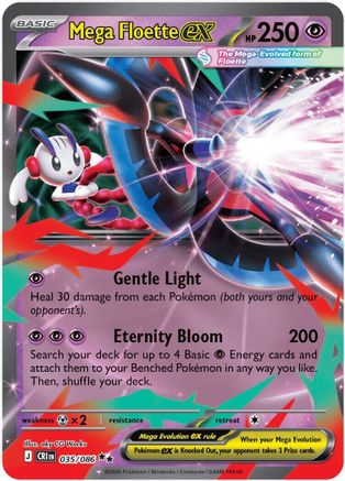 Mega Floette ex (035/086) - MCR - Double Rare - Holofoil