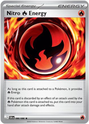 Nitro Fire Energy (086) - MCR - Rare - Holofoil