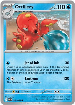 Octillery (017) - MCR - Common - Reverse Holofoil