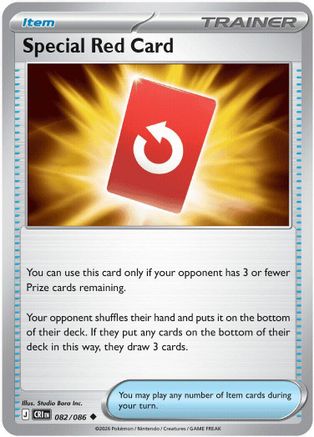 Special Red Card (082/086) - MCR - Uncommon - Reverse Holofoil