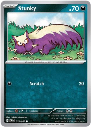 Stunky (053) - MCR - Common - Reverse Holofoil