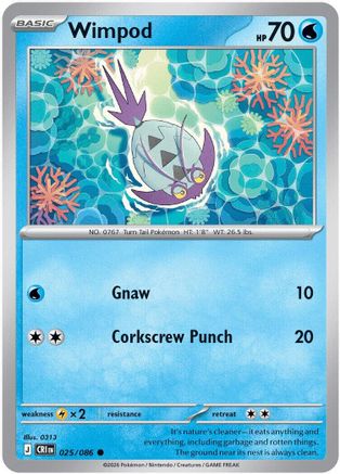 Wimpod (025) - MCR - Common - Reverse Holofoil