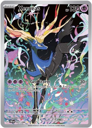Xerneas (091/086) - MCR - Illustration Rare - Holofoil