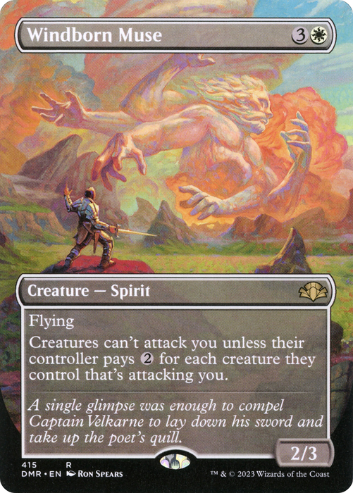 Windborn Muse (DMR-415) - rare (Borderless)