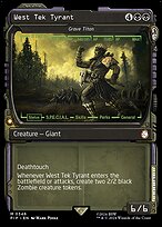 Grave Titan (PIP-346) - mythic / West Tek Tyrant: (Showcase) - Foil