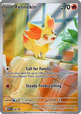 Fennekin (080) - MMEP  - Promo - Holofoil