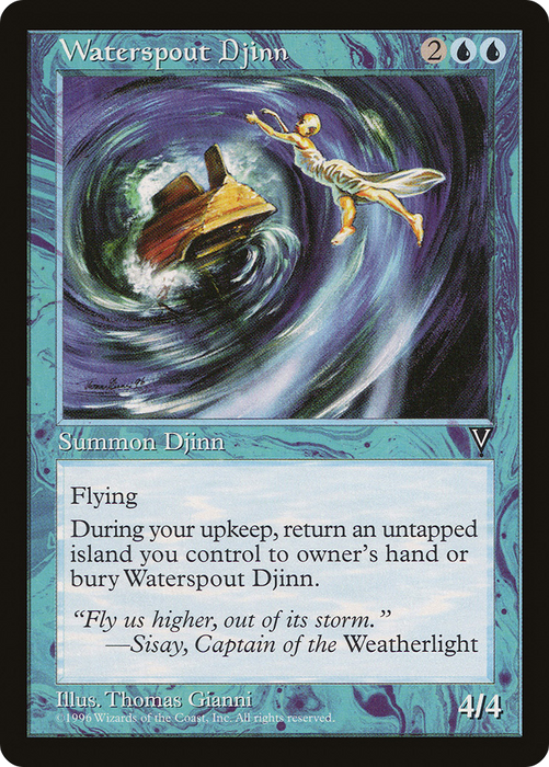 Waterspout Djinn (VIS-050) - uncommon