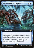 Reflections of Littjara (KHM-347) - rare: (Extended Art) - Foil